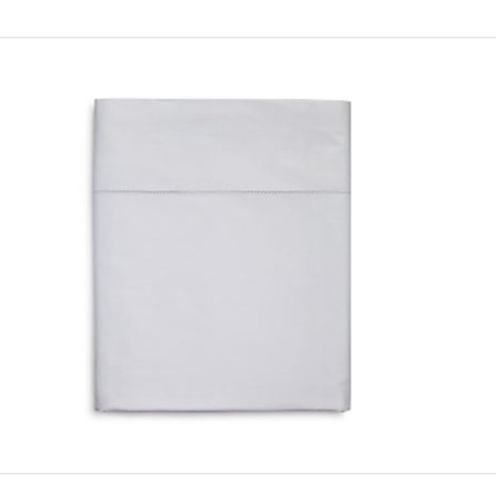 Hudson Park Collection Egyptian Percale Flat Sheet, King, Cloud NWT